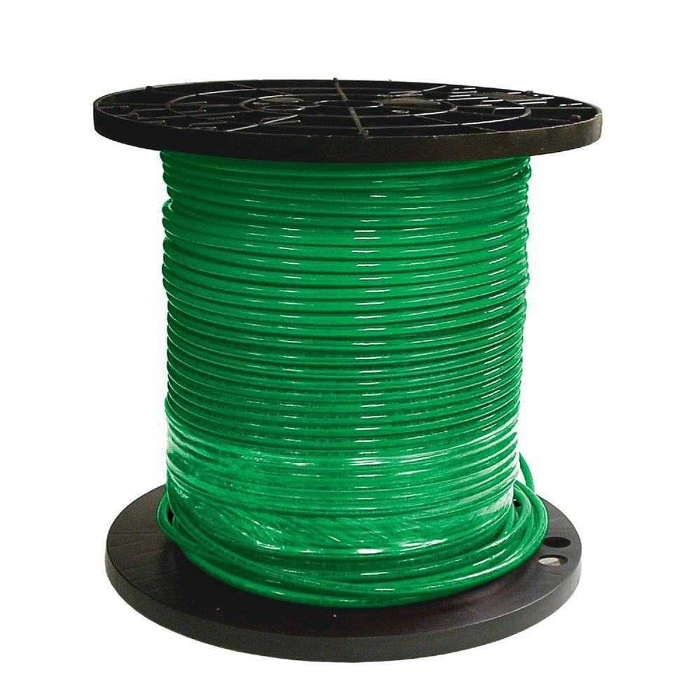 Southwire 100 Ft 8 Green Stranded CU SIMpull THHN Wire 20492535 The   Southwire Building Wire 20492535 64 1000 