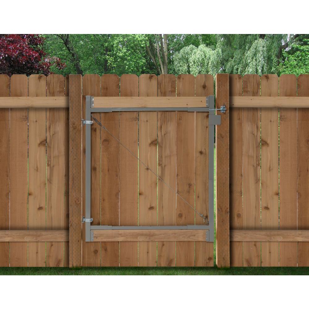 Adjust-A-Gate Consumer Series 36 in.-72 in. Wide Steel Gate Opening