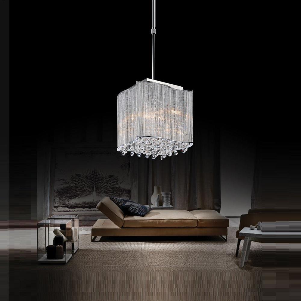 Cwi Lighting Elsa 3 Light Chrome Pendant 5320p10c S The Home Depot Cwi Lighting Elsa 3 Light Chrome Pendant