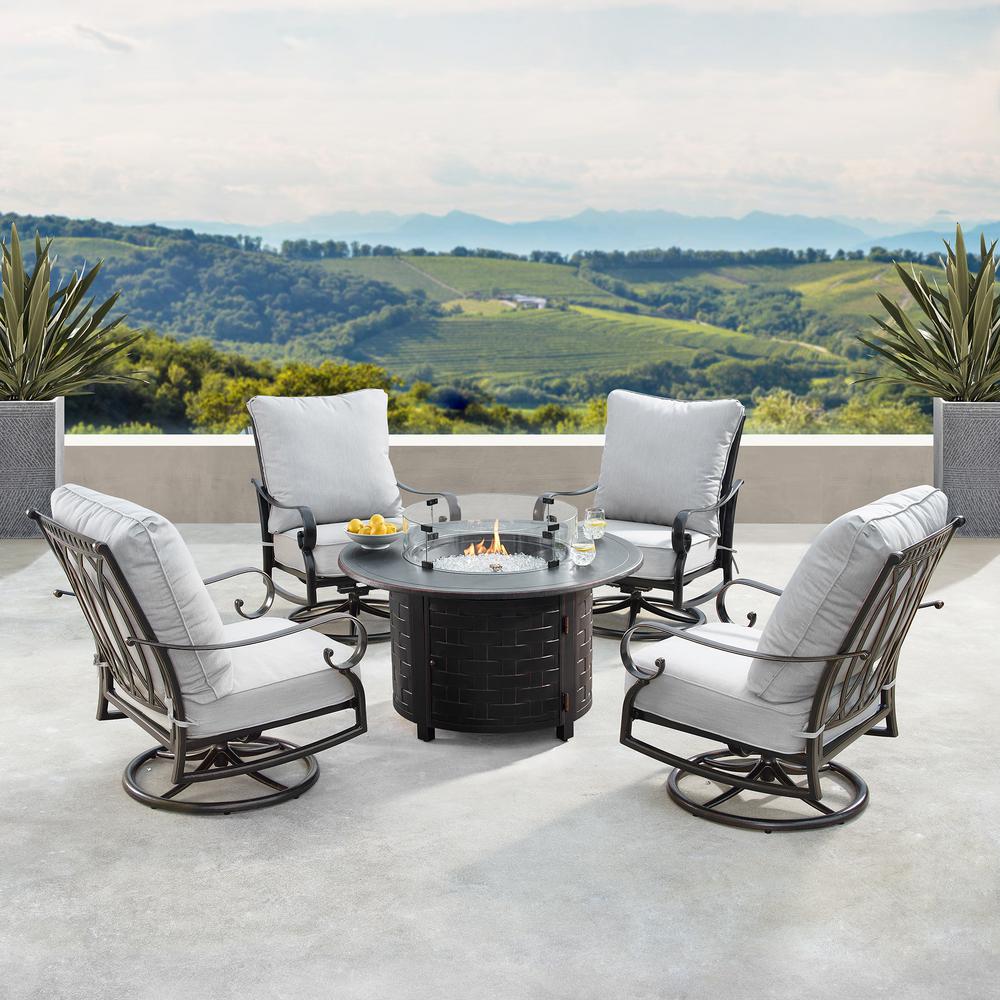 Oakland Living Rica Luxurious Antique Copper 5 Piece Aluminum Patio Fire Pit Deep Seating Set With Light Grey Cushions Hdrica Rico 5pc Ac The Home Depot - Patio Furniture With Fire Pit Home Depot Oakland Living Rica Luxurious Antique Copper 5 Piece Aluminum Patio Fire Pit Deep Seating Set With Light Grey Cushions Hdrica Rico 5pc Ac The Home Depot - Patio Furniture With Fire Pit Home Depot