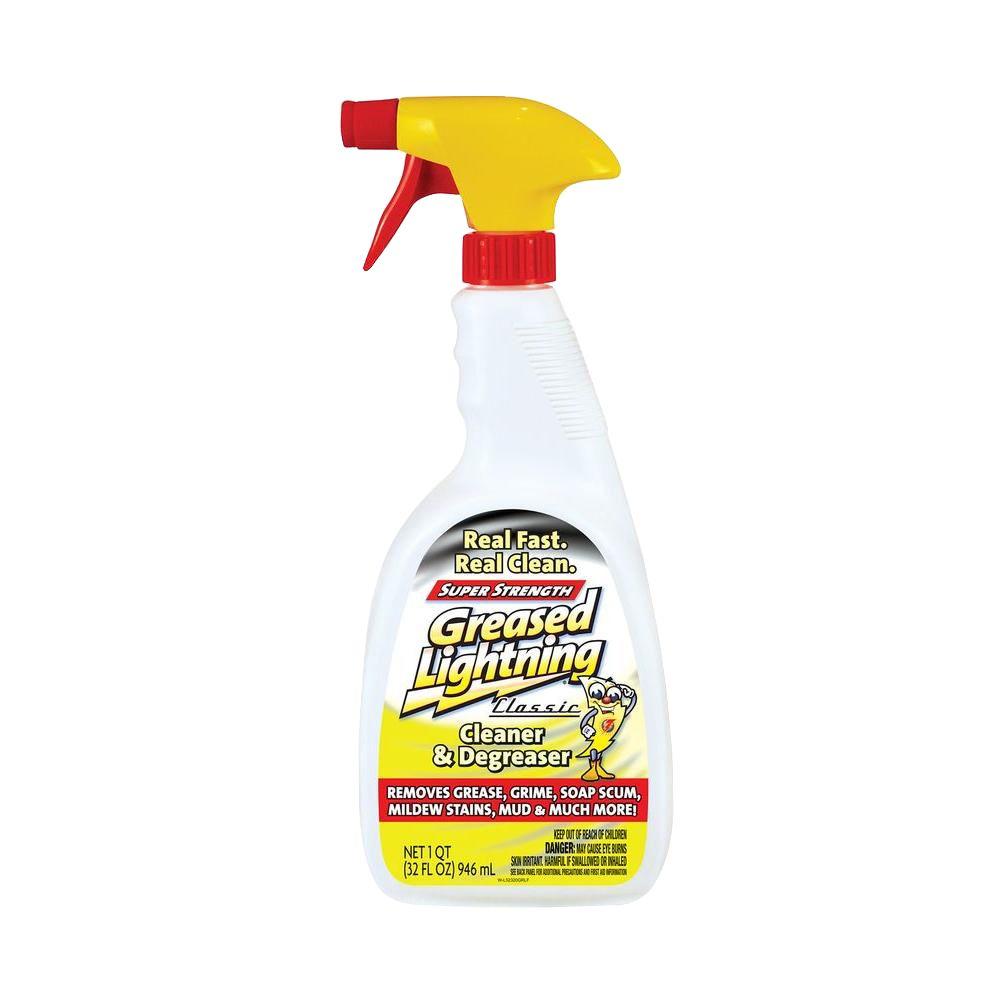 Greased Lightning 32 Oz Super Strength Multi Purpose Cleaner And   Greased Lightning Degreasers 30101grl 64 145 