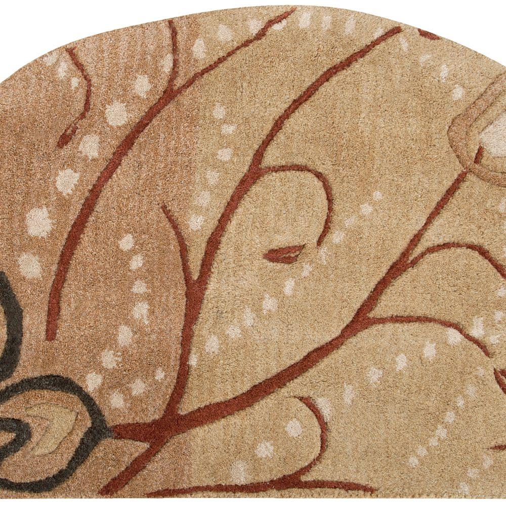 Artistic Weavers Fremont Tan Wool 2 ft. x 4 ft. Hearth Area RugFremont