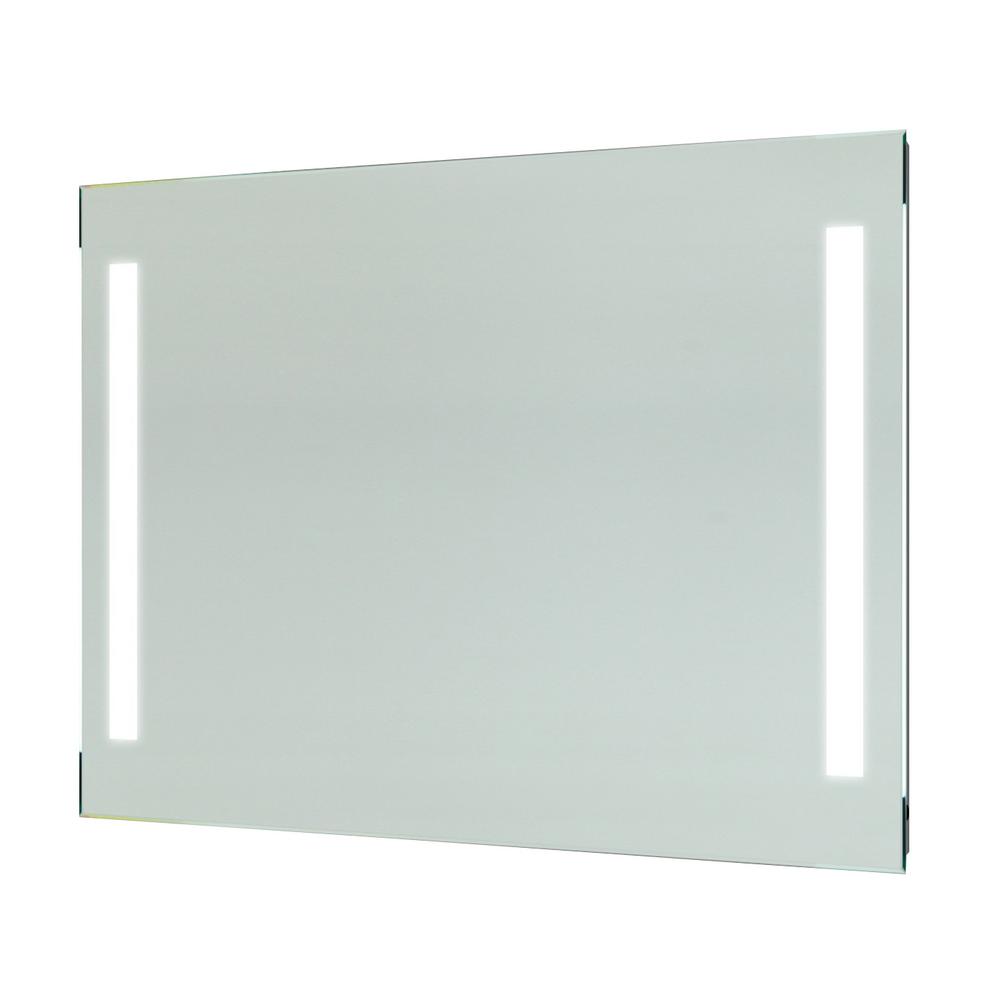 Vanity Art 28 in. W x 36 in. H Frameless Rectangular LED ...