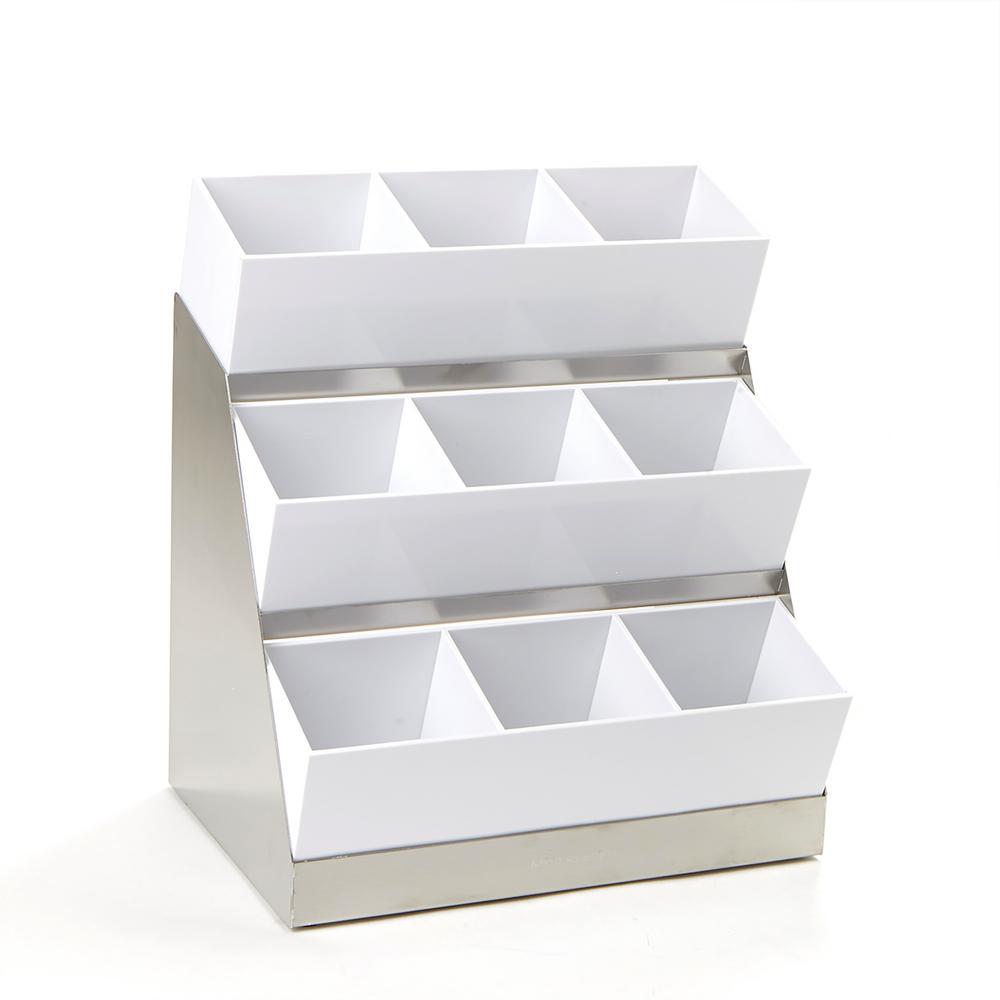 Mind Reader Condiment Organizer with Acrylic Drawers and