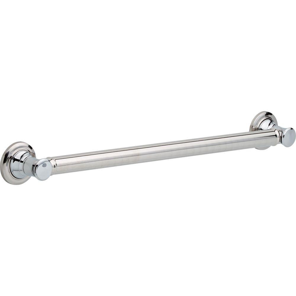 Delta Traditional Decorative ADA 18 in. x 1.25 in. Grab Bar in ...