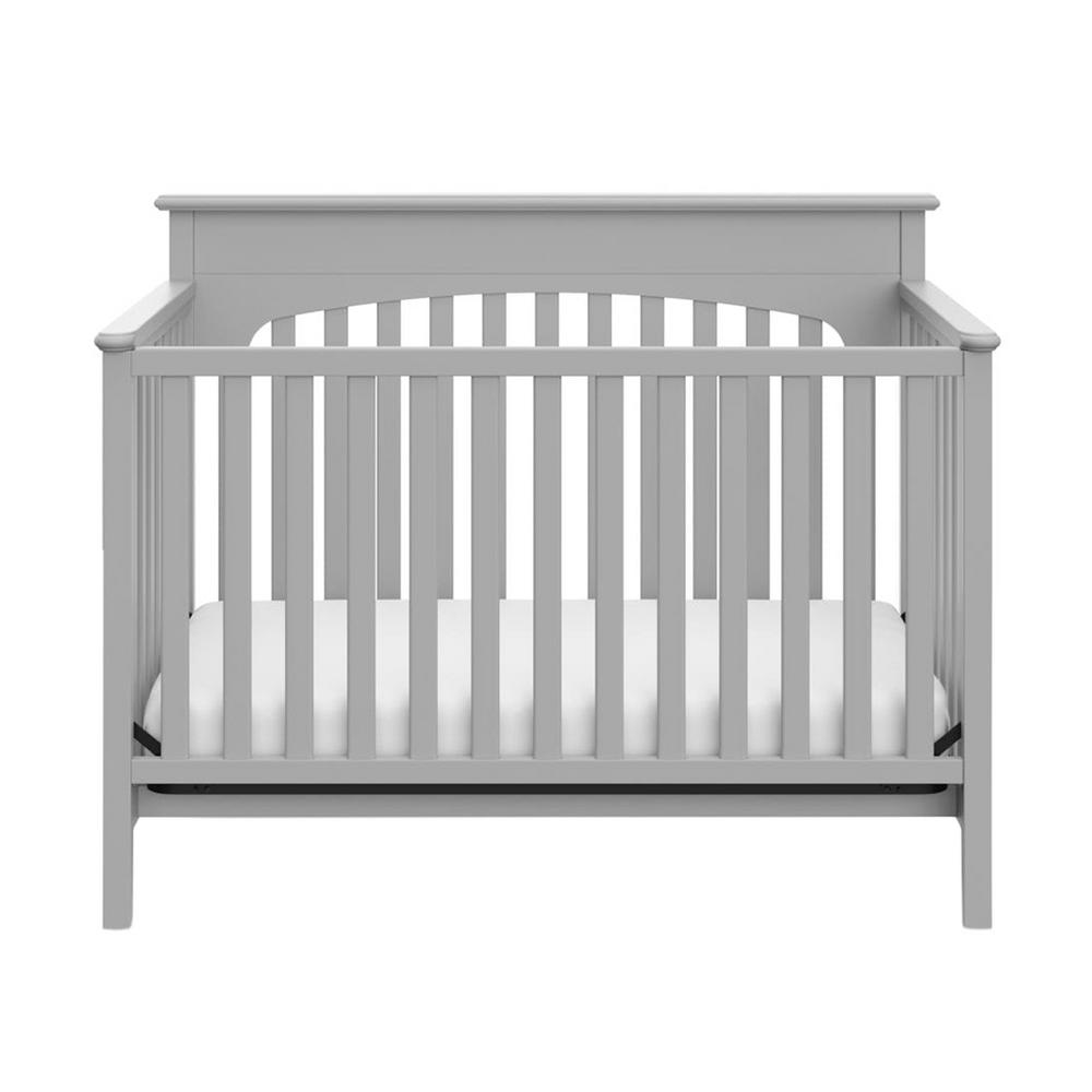 grey graco crib