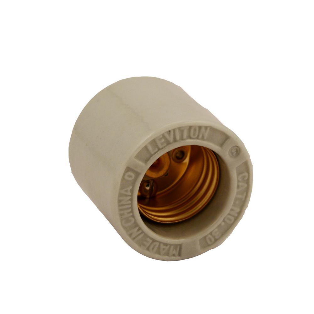 Leviton 660W Two Piece Medium Base Keyless Incandescent Lampholder