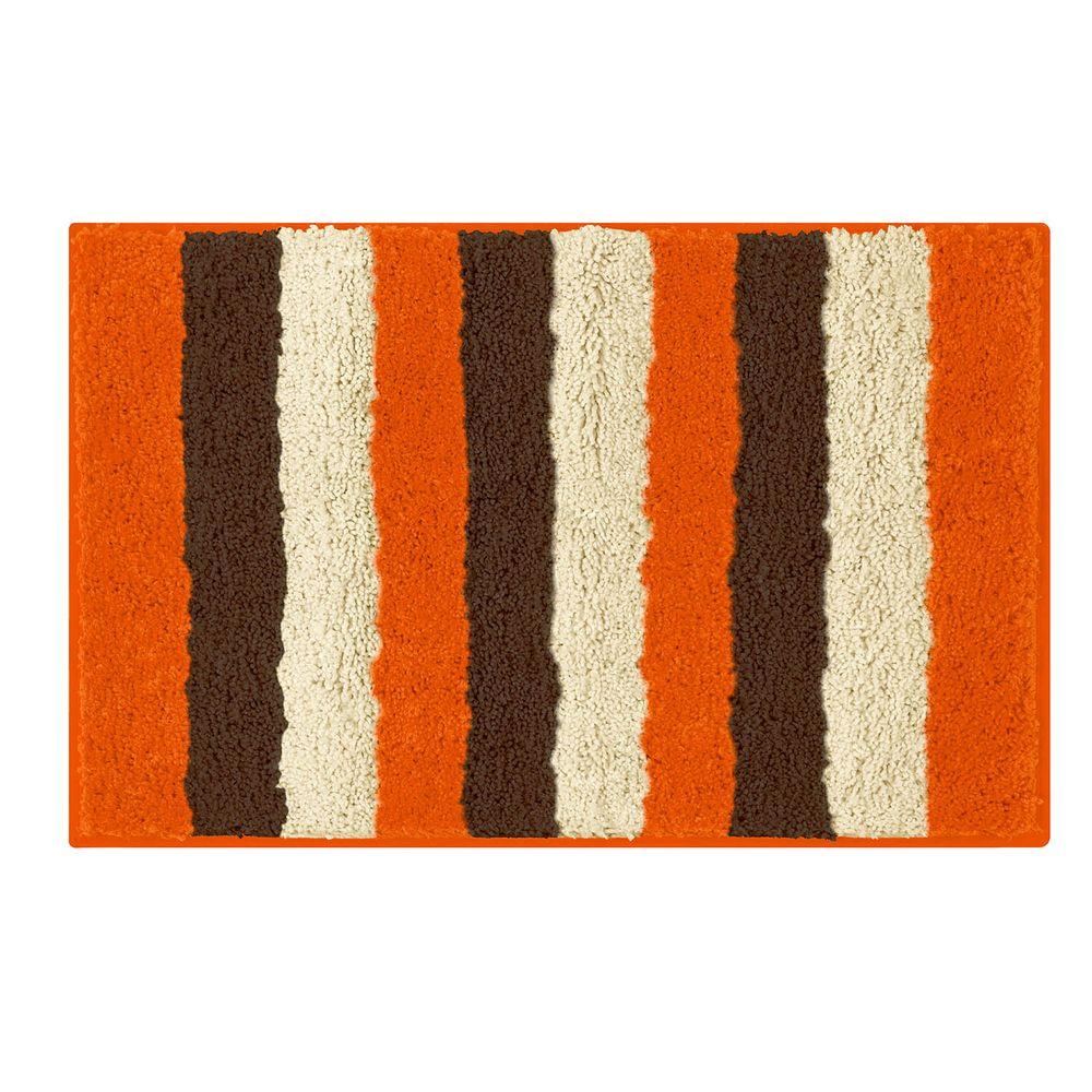 Bathtopia Radella Orange 18 In X 30 In Bath Rug Ymb002316 The