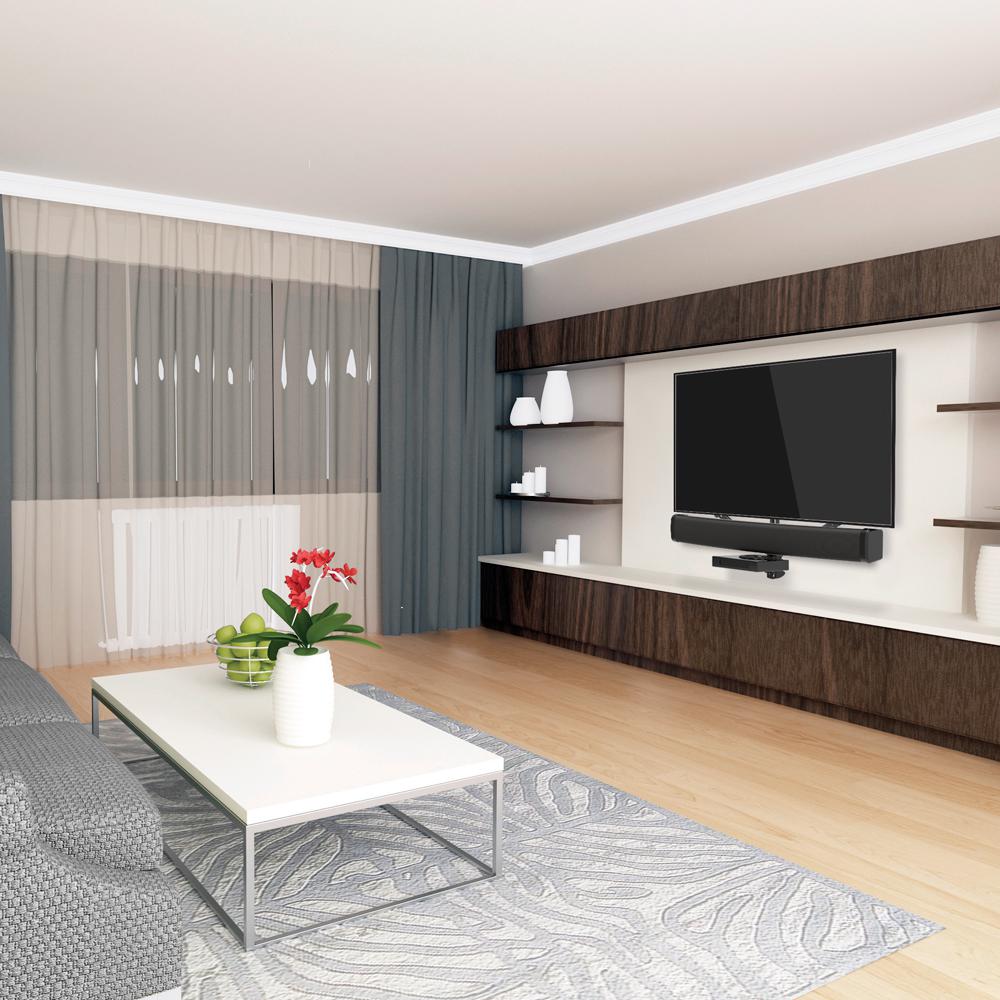 shelf for soundbar under tv