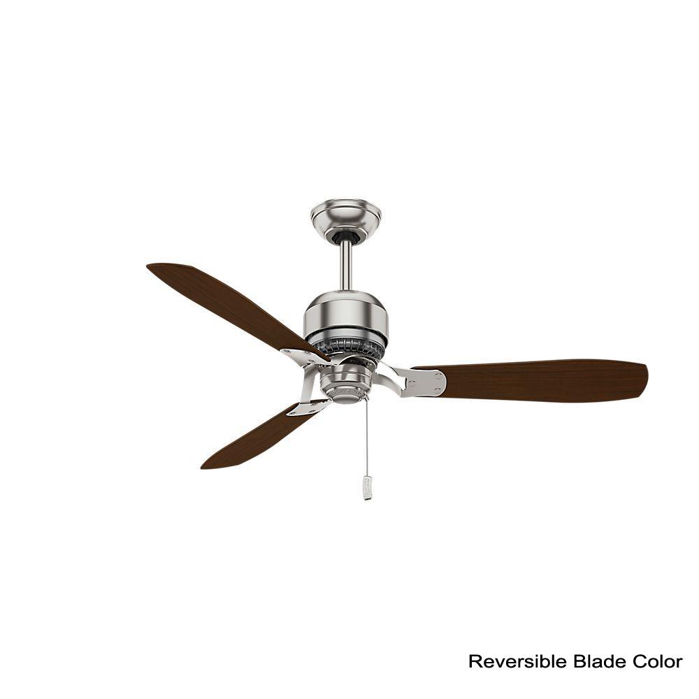 Casablanca Tribeca 52 In Indoor Brushed Nickel Ceiling Fan 59501 Indoor Brushed Nickel Ceiling Fan 59501