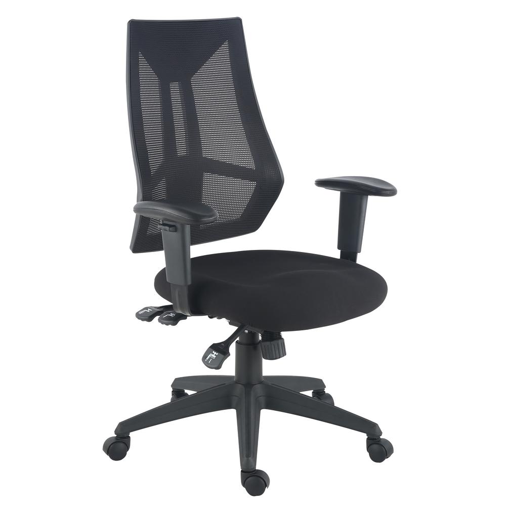 Poly and Bark Brighton Office Chair in Black HD288BLK The Home Depot