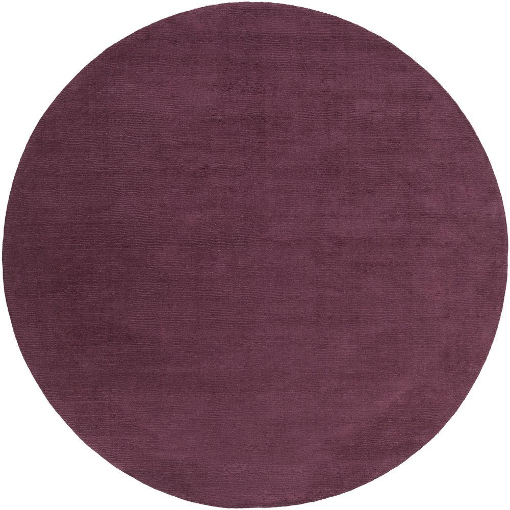 Artistic Weavers Falmouth Eggplant 8 ft. x 8 ft. Round Indoor Area Rug ...