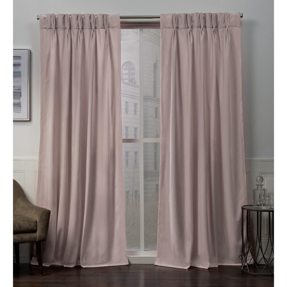 Exclusive Home Curtains Velvet 27 In W X 84 In L Velvet Pinch