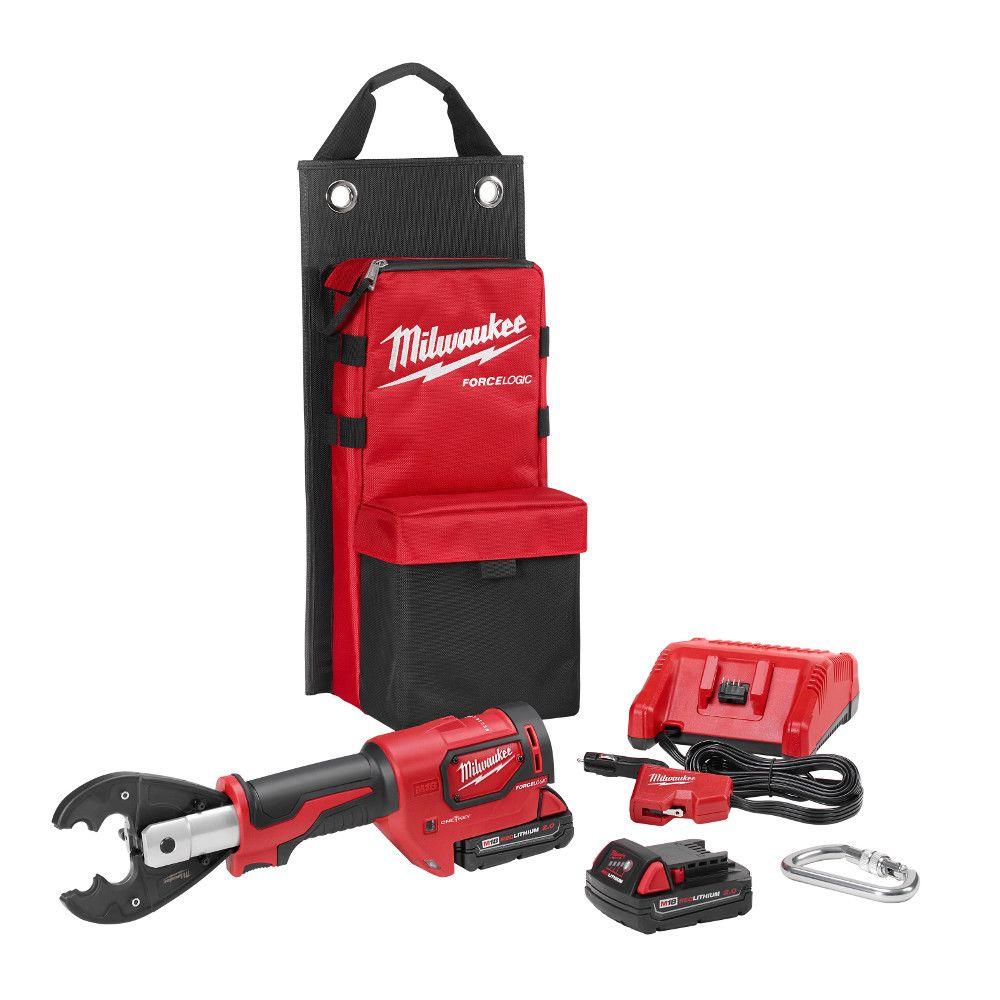 Milwaukee M18 18-Volt Lithium-Ion Cordless FORCE LOGIC 6-Ton Utility Crimping