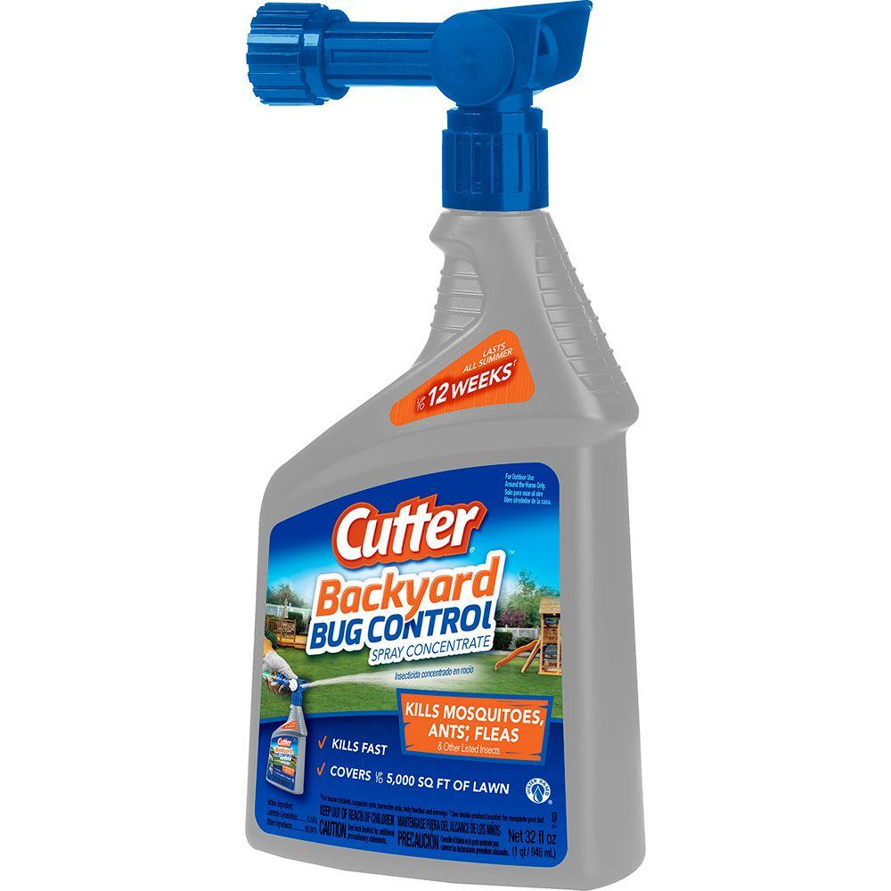 Cutter 32 Fl Oz Concentrate Backyard Bug Control Spray HG 61067