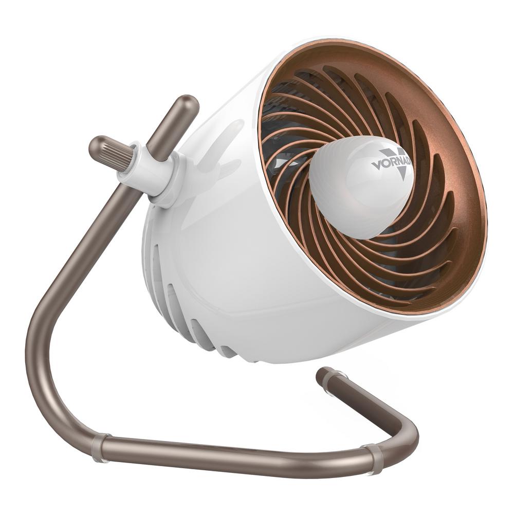 Personal Fans Portable The Home Depot 4 In Pivot Personal Air Circulator Copper