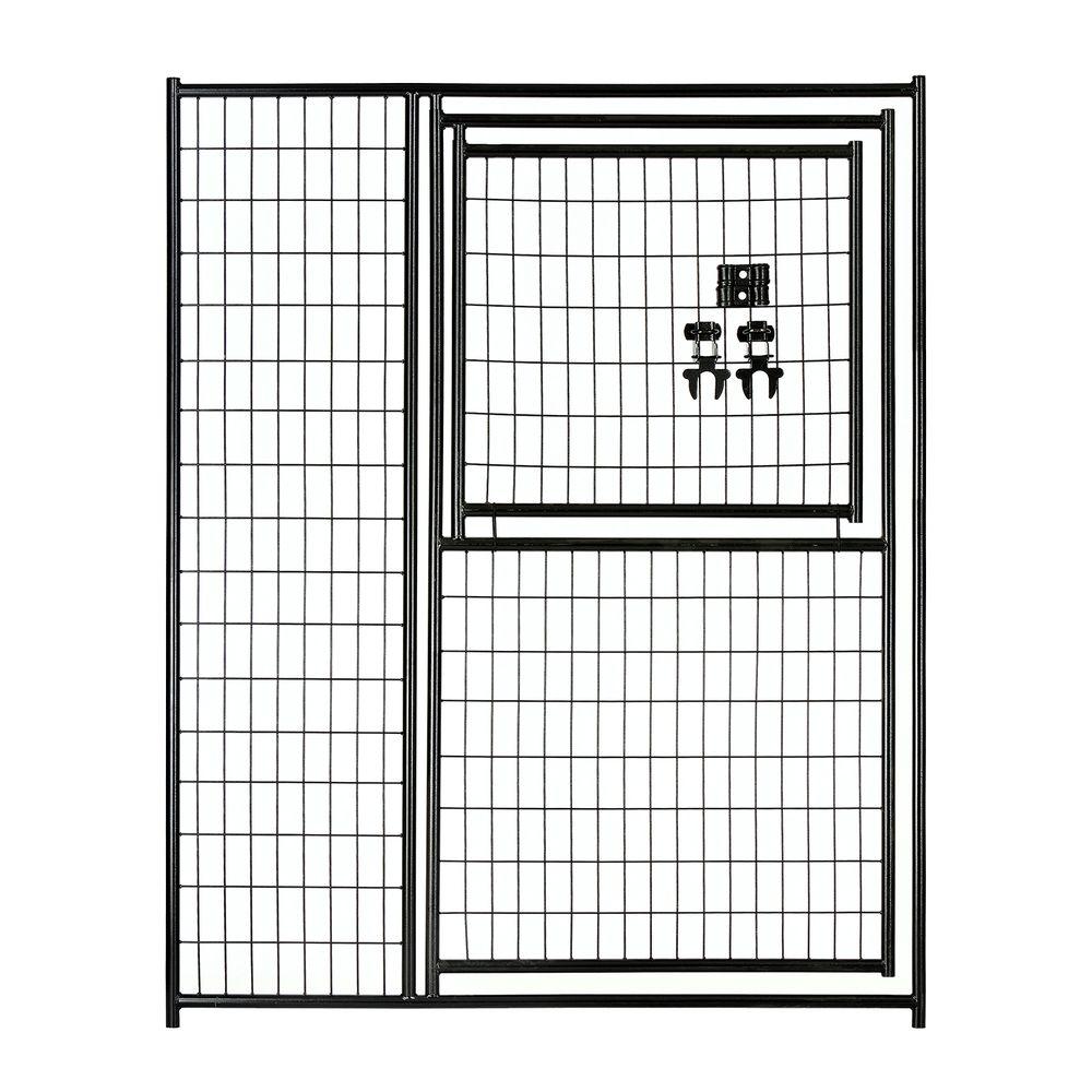 dog kennel panel with door