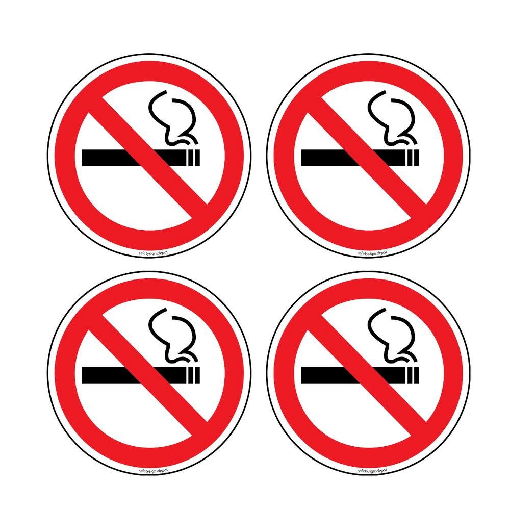 24x No Smoking Stickers Decals