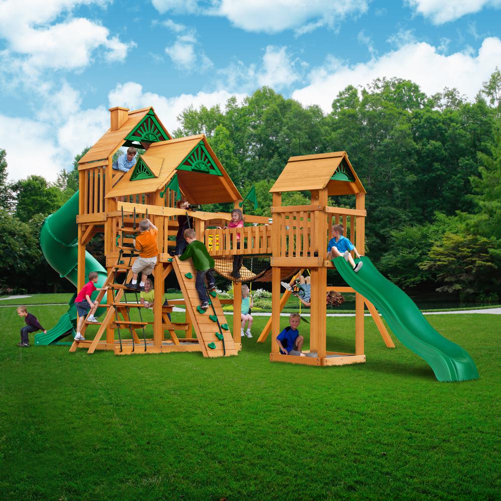 gorilla playsets catalina wooden swing set