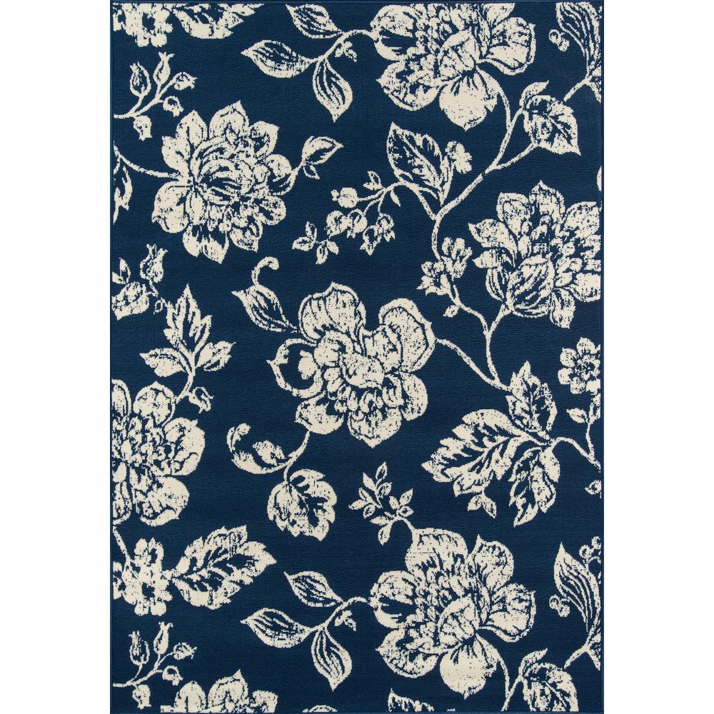Momeni Baja Fl Blooms Navy 3 Ft 11 In X 5 7 Indoor Momeni Baja Fl Blooms Navy 3 Ft 11