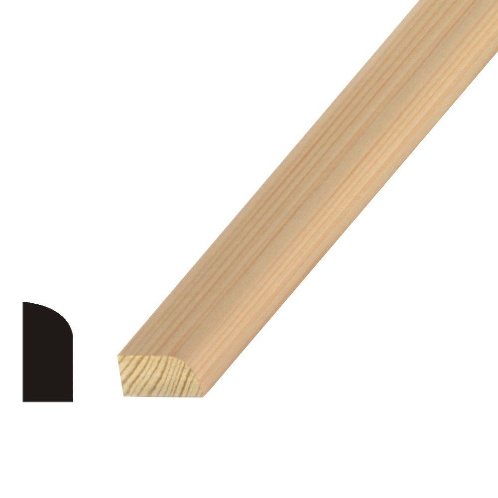 Builders Choice OP 1129 3/8 in. x 3/4 in. Pine Shoe MouldingHDSP1129