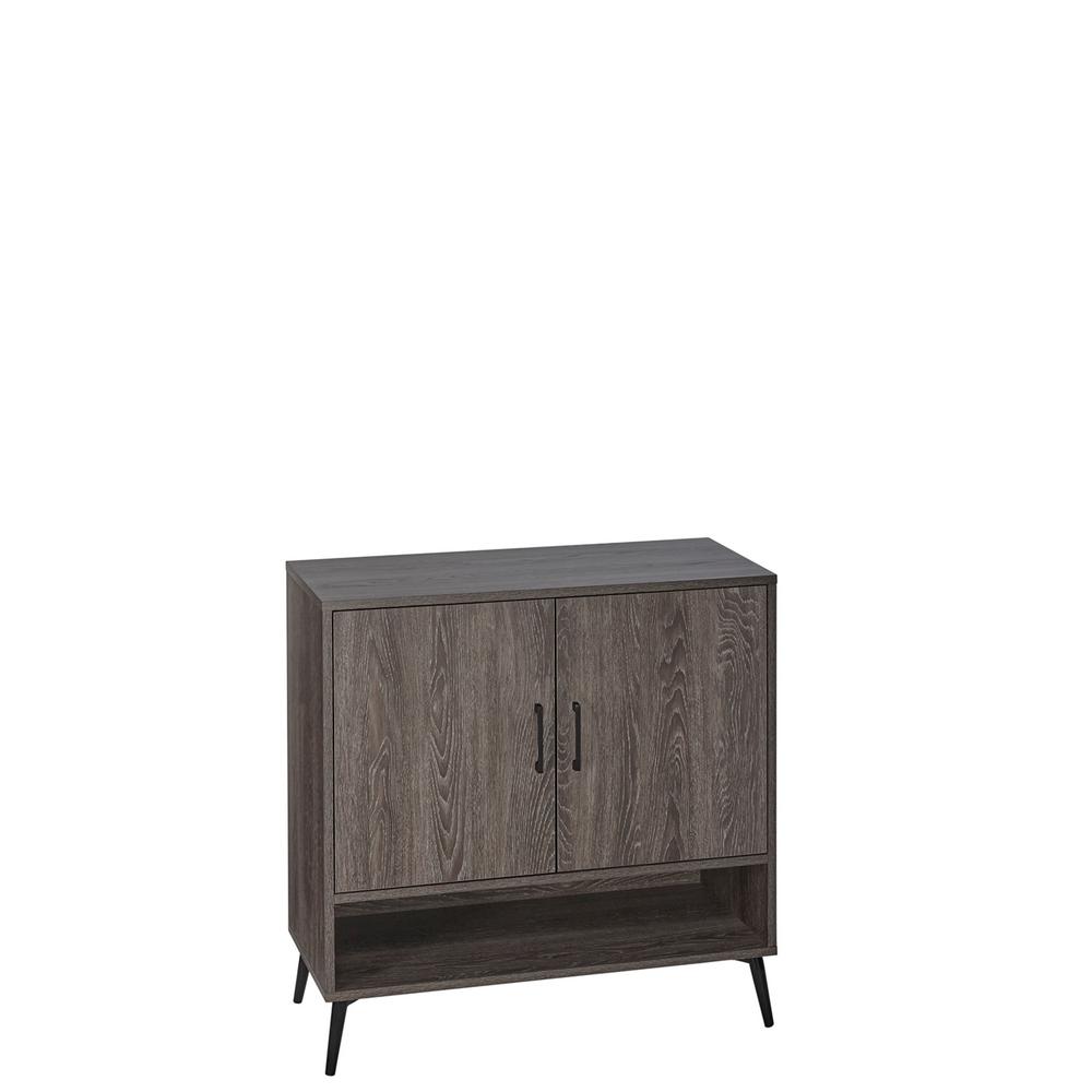 Riverridge Home Woodbury Weathered Wood Shoe Cabinet