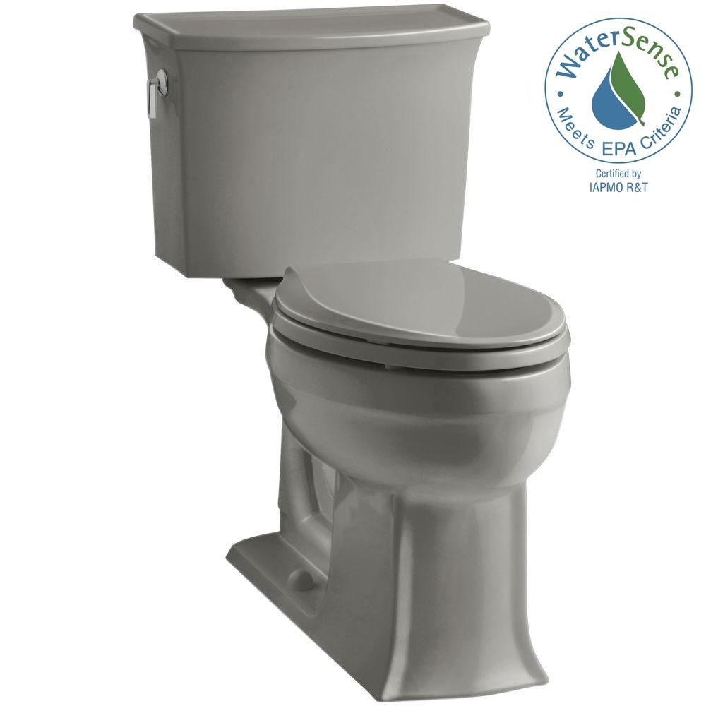 KOHLER Archer Comfort Height 2piece 1.28 GPF Single Flush Elongated