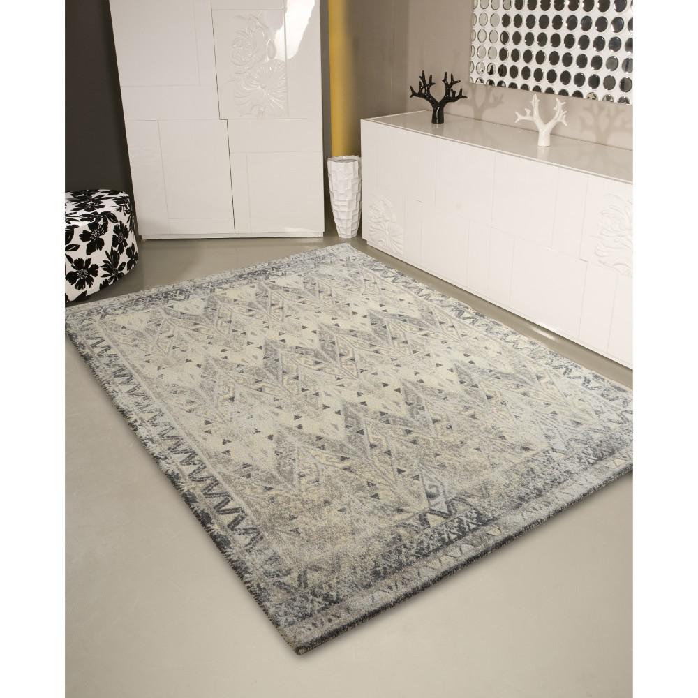 Rugsmith Prime Distressed Vintage Inspired Grey 3 Ft X 5 Area Distressed Vintage Inspired Grey 3 Ft