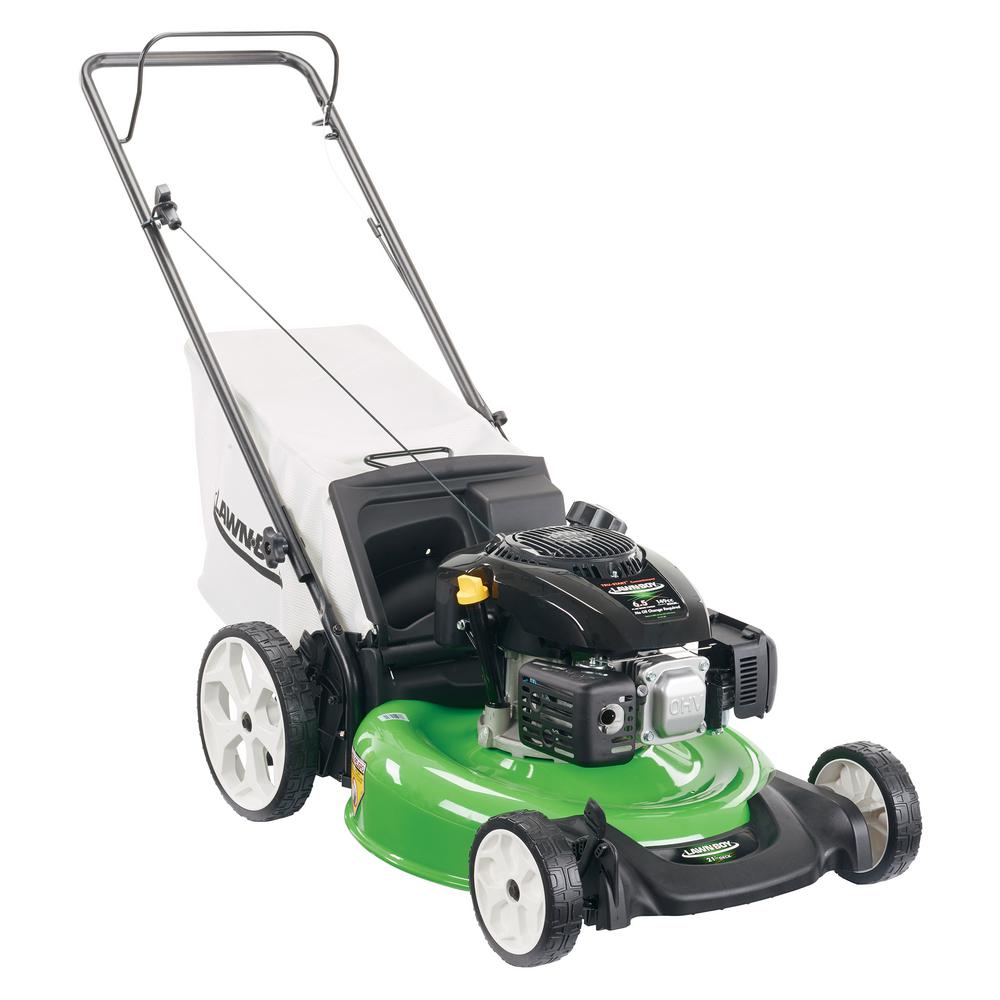 LawnBoy 21 In. High Wheel Push Gas Lawn Mower with 140cc Briggs & Stratton Engine