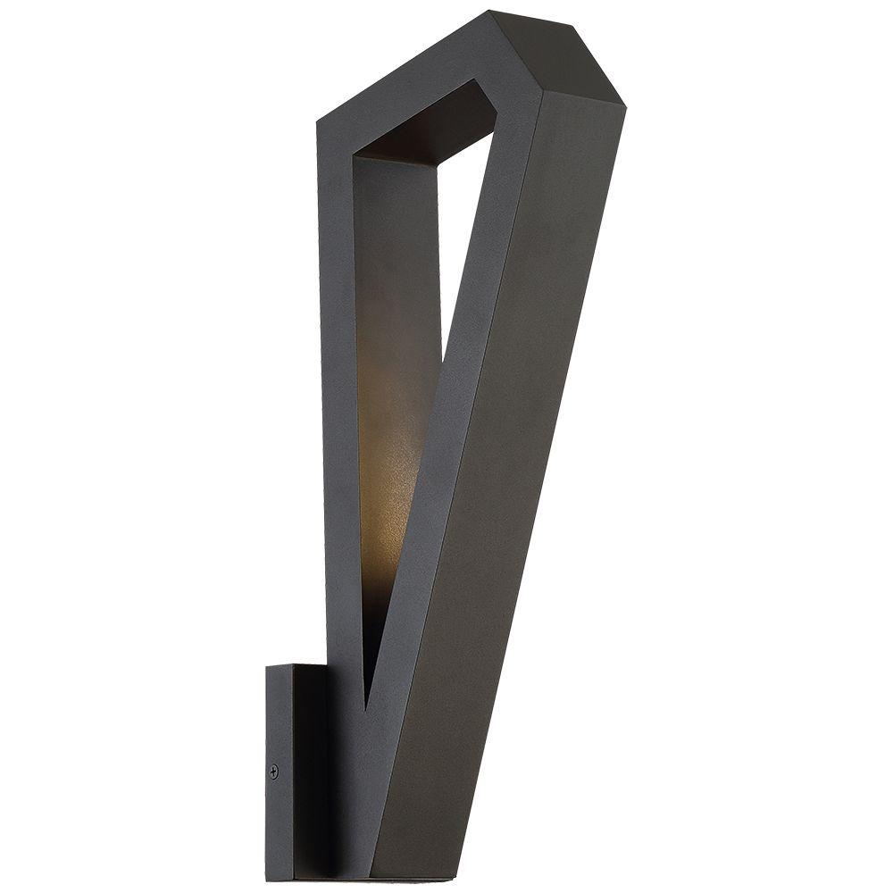 Good Lumens By Madison Avenue Outdoor Wall Mounted Lighting Sand Black Outdoor Led Wall Mount Lantern