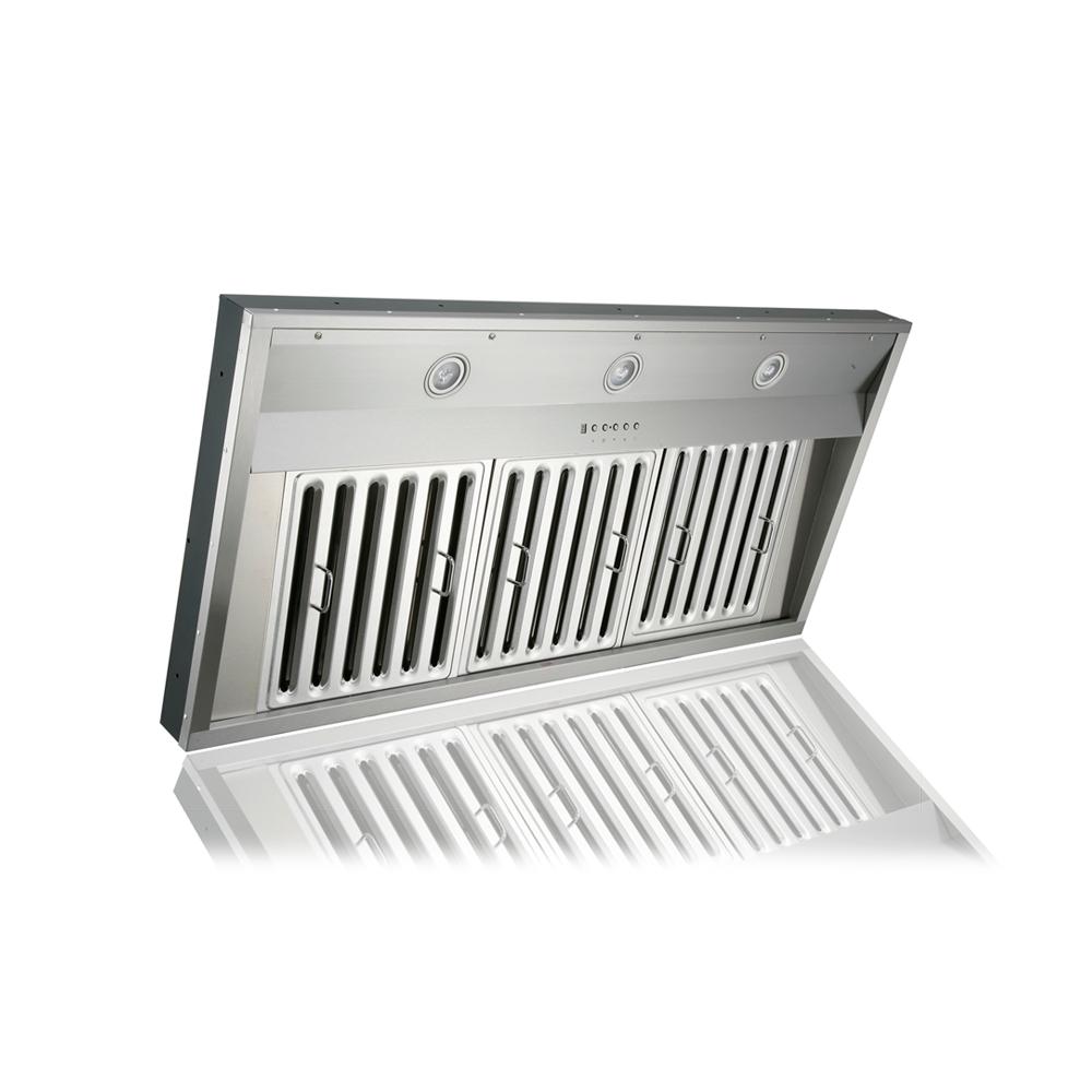 KOBE Range Hoods 1200 CFM 36 in. Stainless Steel Premium Wide BuiltIn