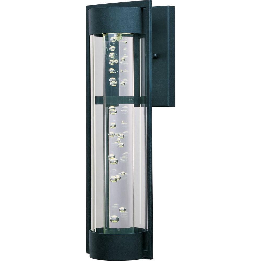 Maxim Lighting New Age Led 1 Light Textured Ebony Outdoor Wall Mount Maxim Lighting New Age Led 1 Light Textured Ebony Outdoor Wall Mount