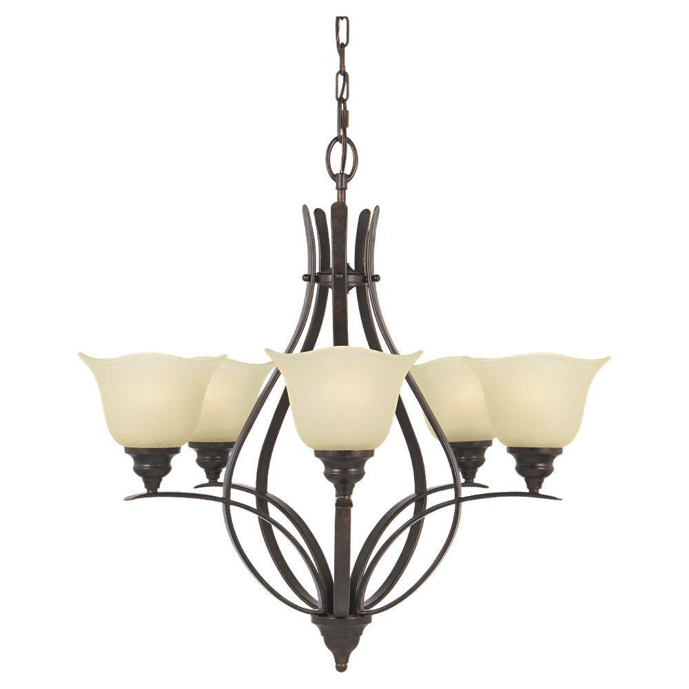 Feiss Morningside 5 Light Grecian Bronze Single Tier Chandelier Feiss Morningside 5 Light Grecian Bronze Single Tier Chandelier