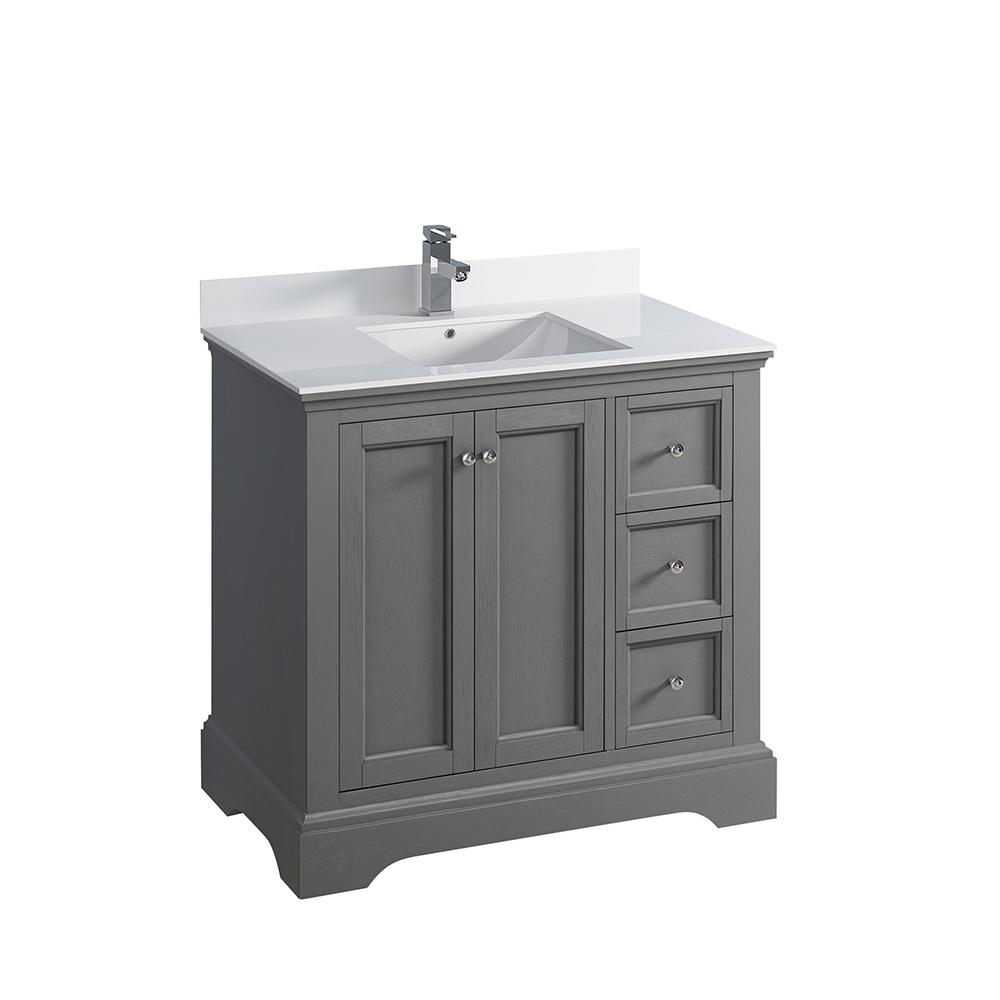 Dark Brown - Bathroom Vanities - Bath - The Home Depot