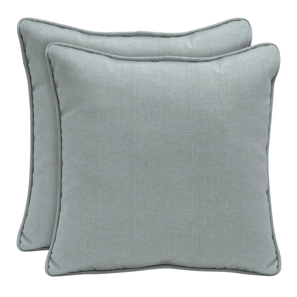 Home Decorators Collection Sunbrella Cast Mist Square Outdoor
