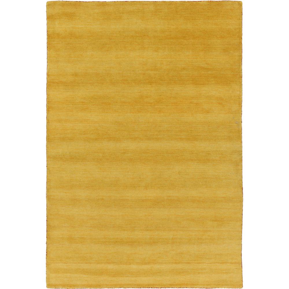 Unique Loom Solid Gava Solid Gold 6' 7 x 9' 10 Area Rug3125225 The