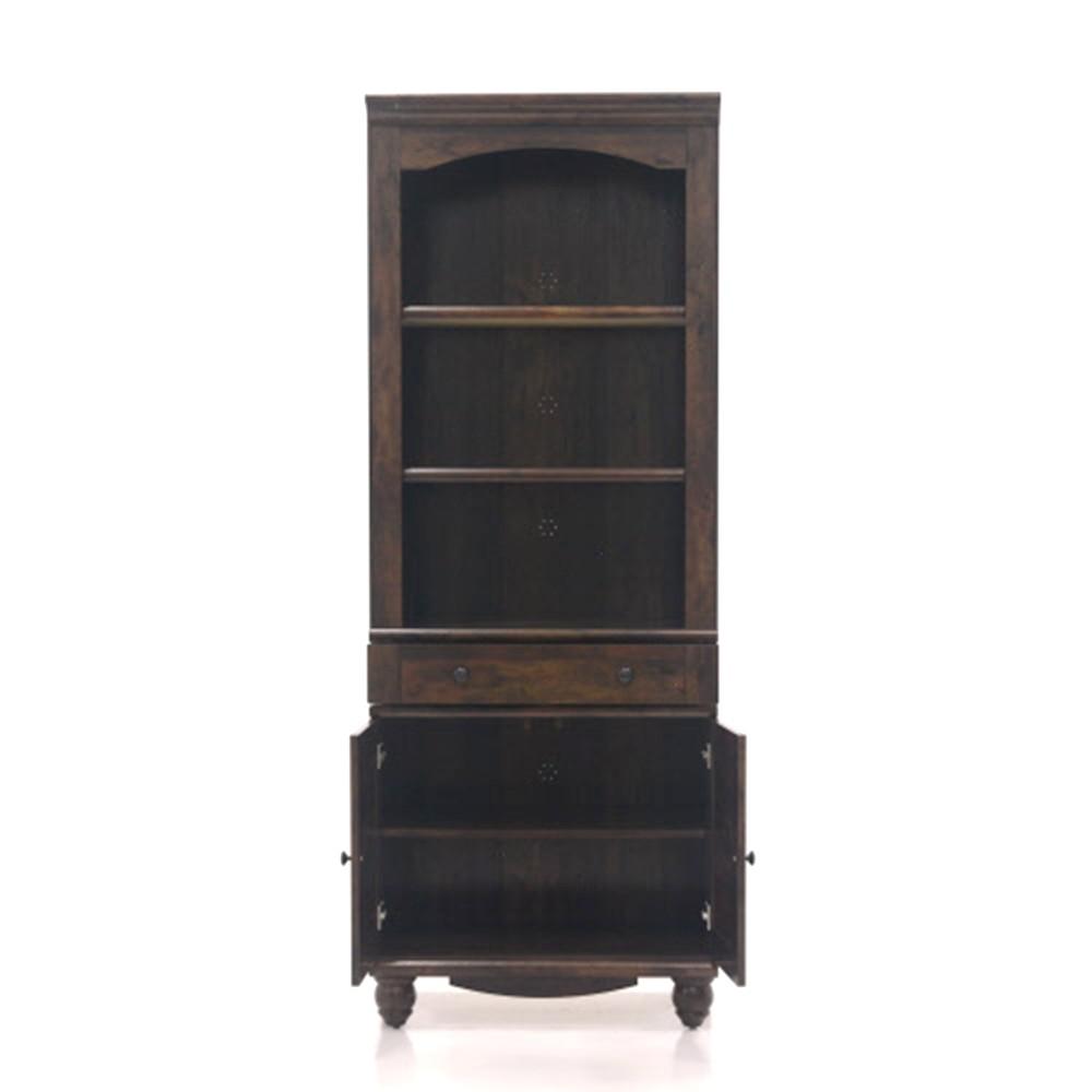 SAUDER Harbor View Curado Cherry 2Door 1Drawer Bookcase 420476 The