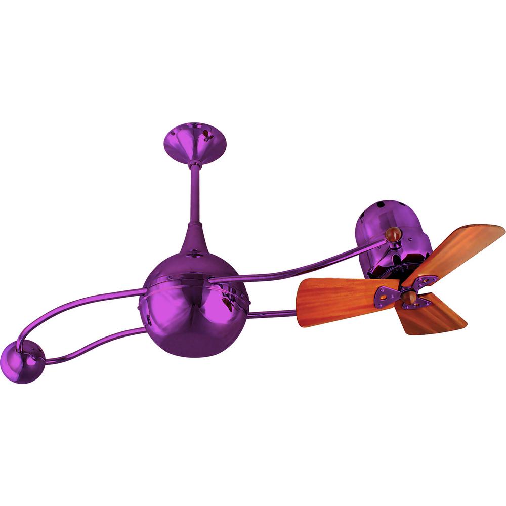 Matthews Gerbar Brisa 2000 40 In Indoor Outdoor Light Purple Indoor Outdoor Light Purple Ceiling Fan With Wall