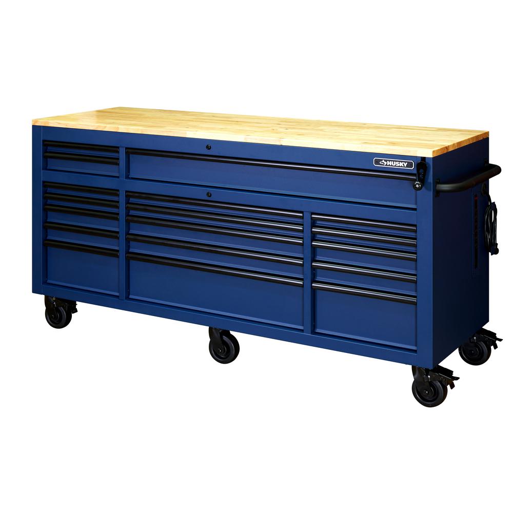 Homak H2pro 19 In 2 Drawer Full Side Chest In Blue Bl08019602