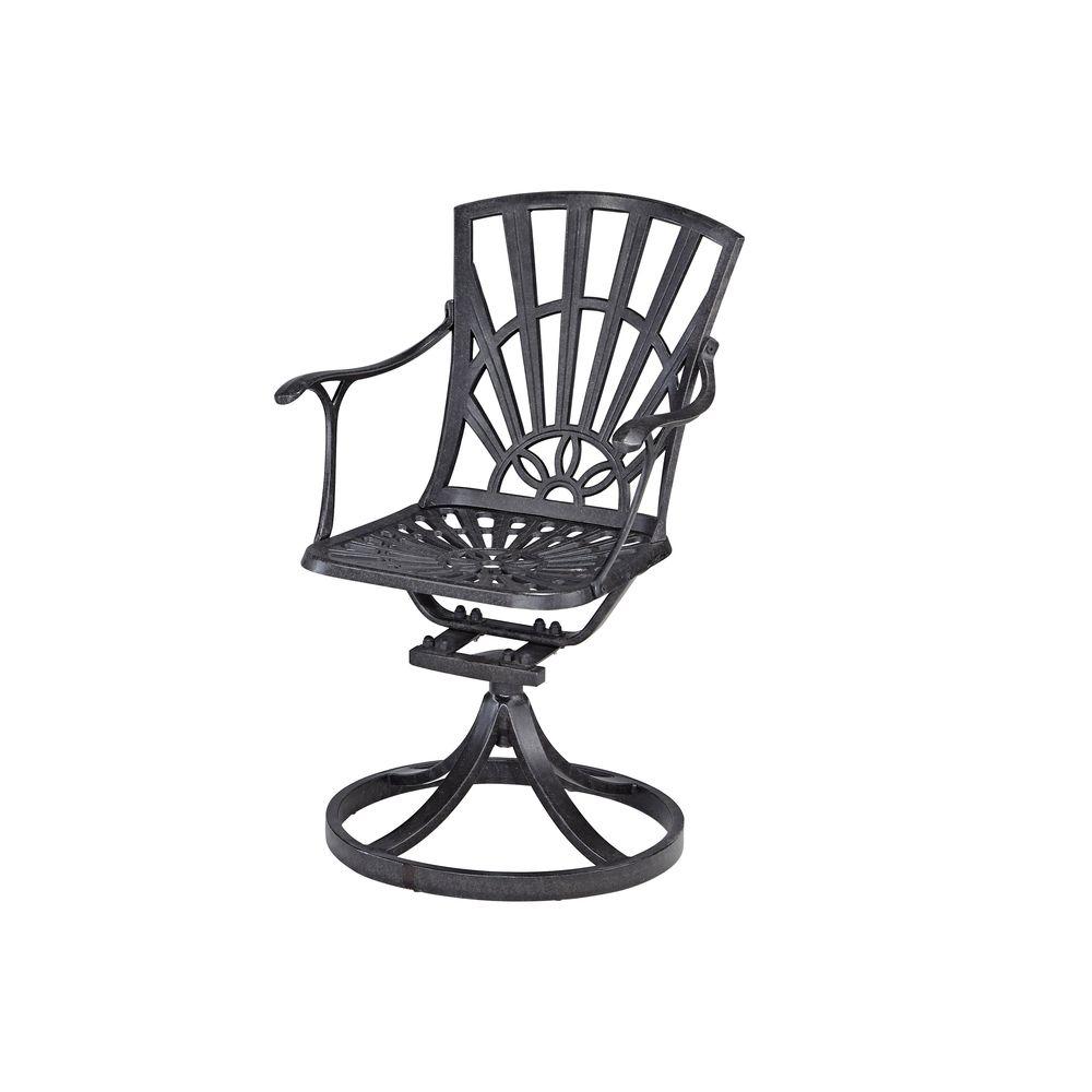 Home Styles Largo Swivel Patio Chair With Cushions 5560 53c The Home Styles Largo Swivel Patio Chair With Cushions