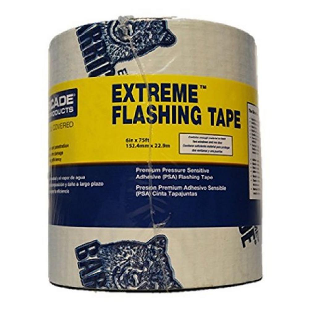 Barricade 6 In X 75 Ft White Extreme Multi Purpose Window And Door Flashing Tape