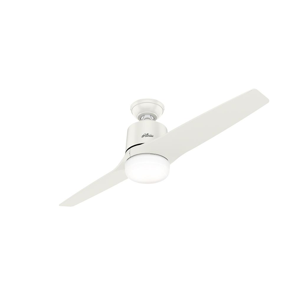 Hunter Led Contempo 54 Ceiling Fan Fans Compare S Hunter Leiva 54 In Led Indoor Fresh White Ceiling Fan Wi