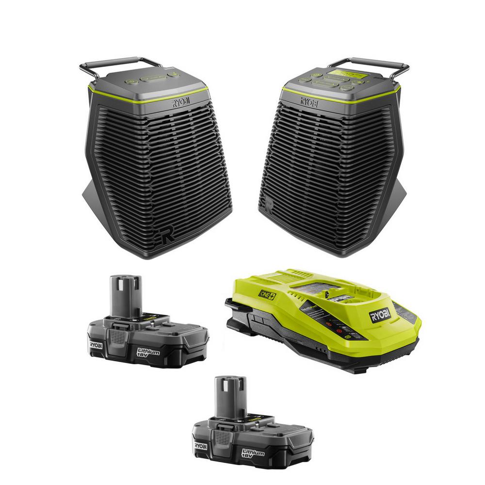 RYOBI Bluetooth Speakers Smart Electronics The Home Depot