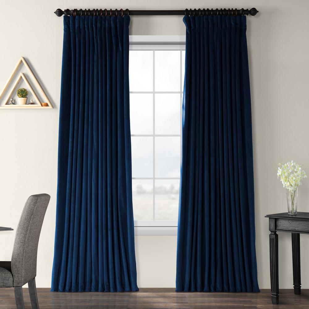 Blue Curtains Drapes Window Treatments The Home Depot