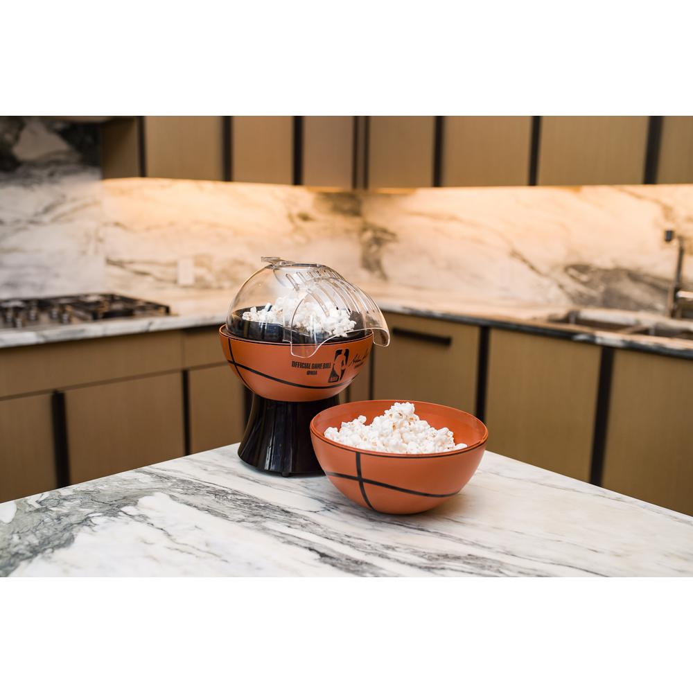 Uncanny Brands Kernel Capacity 3 oz. Orange and Black NBA/Spalding Hot