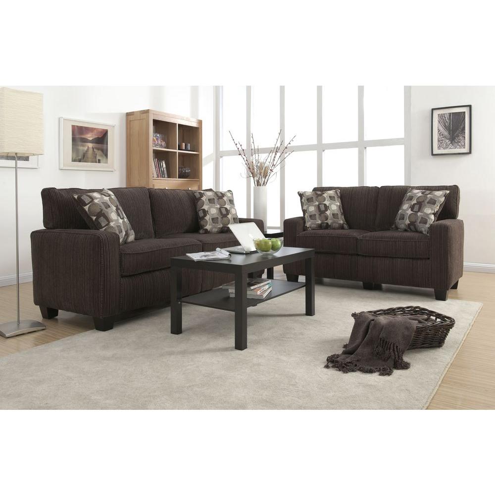 73" Palisades Sofa Kingston Brown - Serta