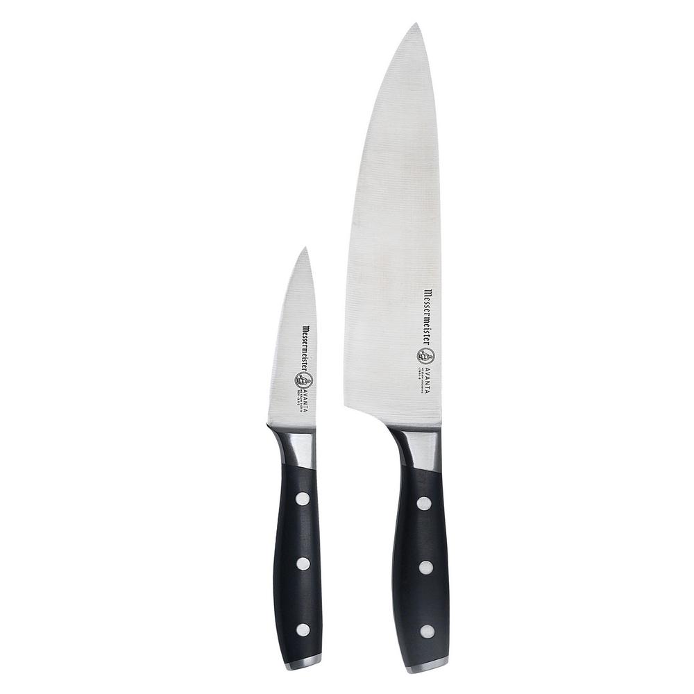 Messermeister Avanta 2 pc Stainless Steel Chef Knife & Paring Knife Set