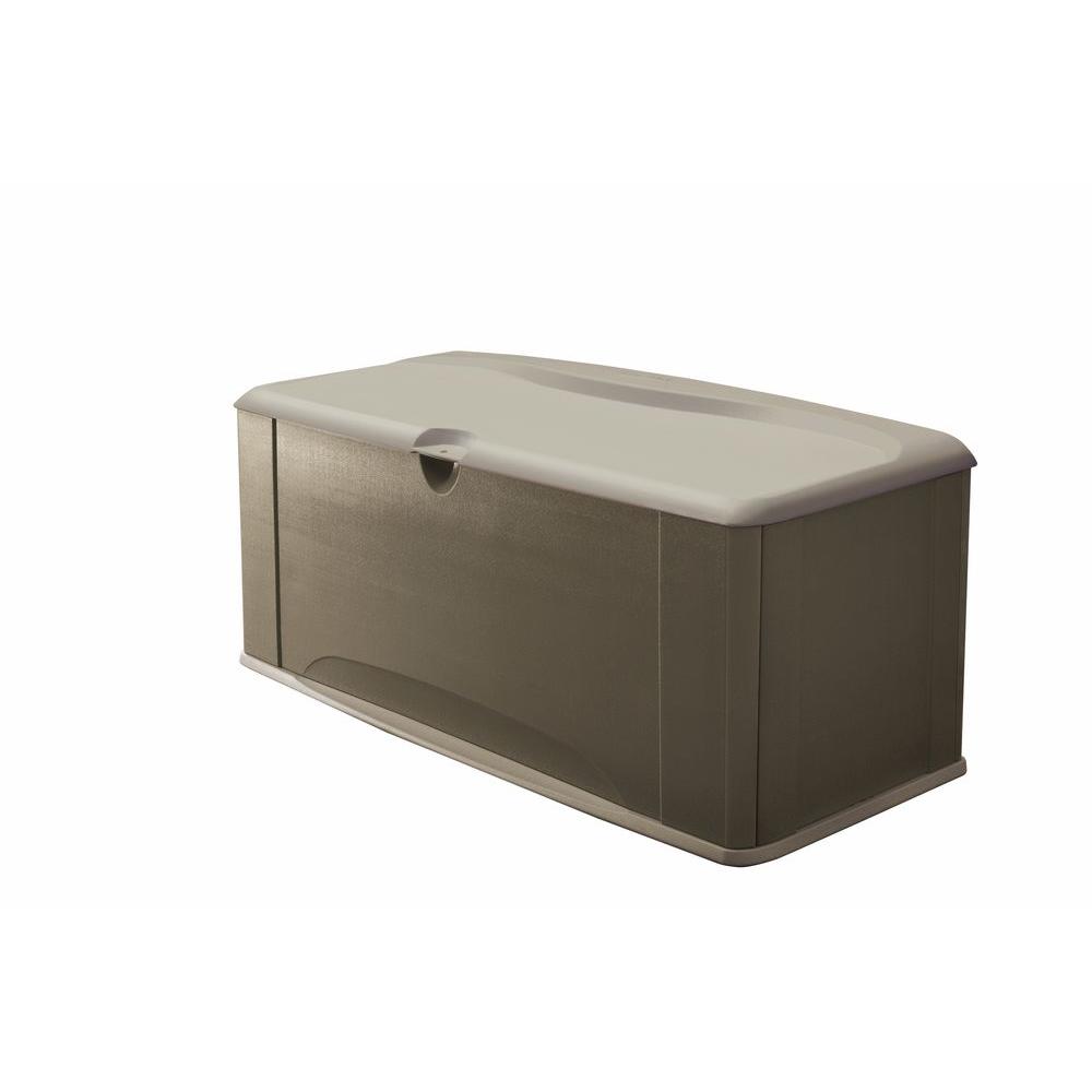 Lifetime 130 Gal. Polyethylene Outdoor Deck Box-60012 - The Home Depot