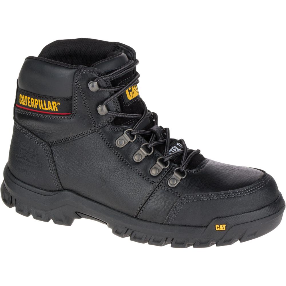 Work Boots - Steel Toe - BLACK Size 12 