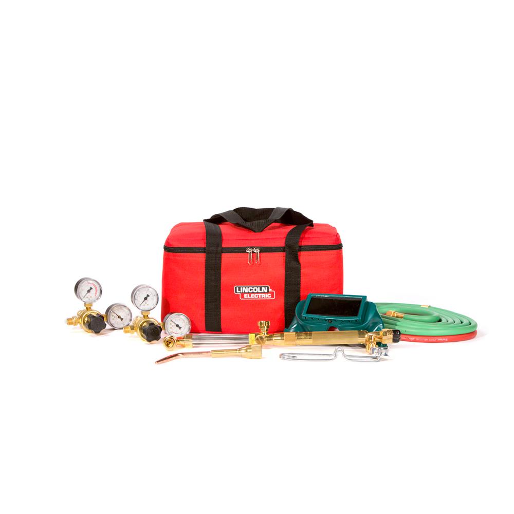 Lincoln Electric Cut Welder Kit With Torch Oxygen And Acetylene Lincoln Electric Cut Welder Kit With Torch Oxygen And Acetylene Regulators 3 16 In X 12 Ft Hose For Cutting Welding Brazing